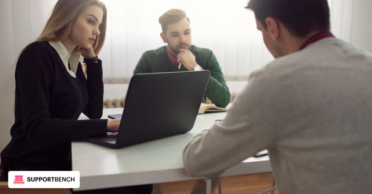 MSP decision-makers in a strategy meeting comparing platforms
