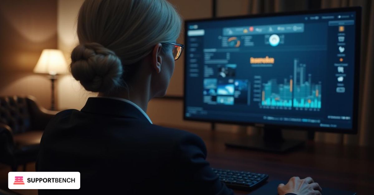 MSP client viewing a portal interface with their logo and colours