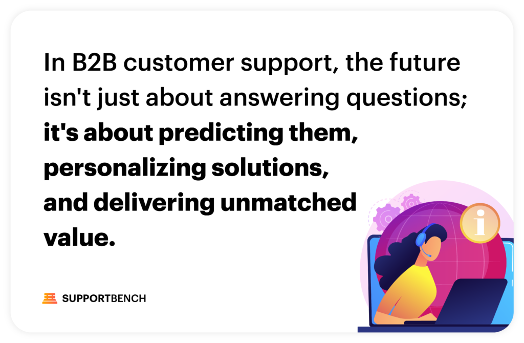 Supportbench: AI in B2B Customer Support: 7 Ways to go From Reactive to Proactive 