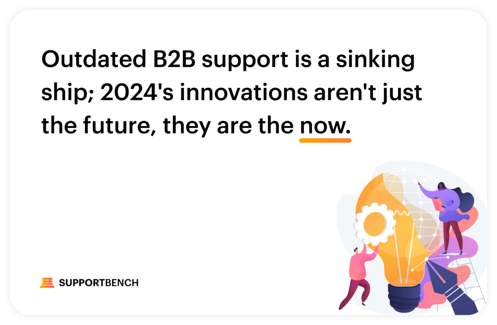 Supportbench: The Future of B2B Support Excellence: Top 5 Innovations for 2024 