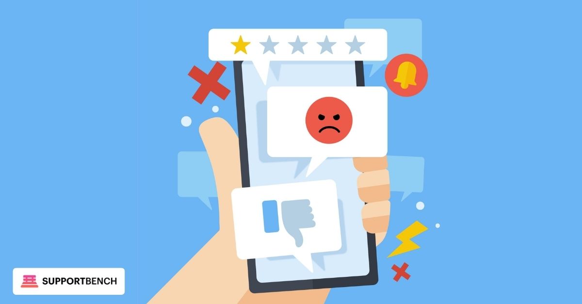 Flat design complain concept
