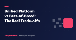 Scattered point tools consolidating into one unified support platform