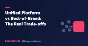 Scattered point tools consolidating into one unified support platform